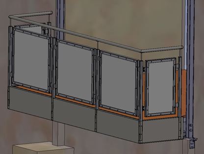 Maquette 3d solidworks specialiste terrasse dessinateur technicien metal verre alu inox