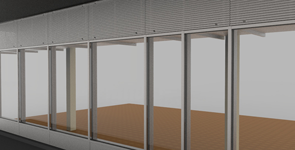 Façade Poteaux-Traverses pare-balle FB4 à Genève