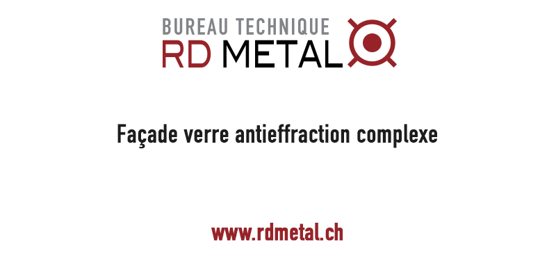 Façade poteau-traverse RC2 pour musée International à Lausanne