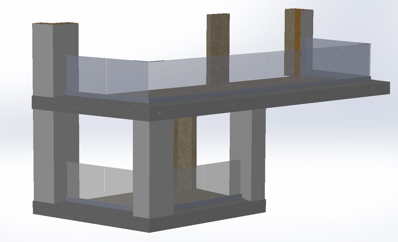 Conception de garde-corps en verre pour de nouveaux balcons