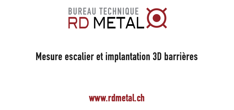 Prise de mesure de barrières pour cages d'escalier à Sion