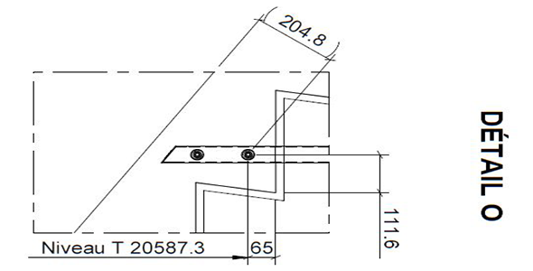 Prise de mesure d'escaliers pour positionnement de garde-corps à Genève.