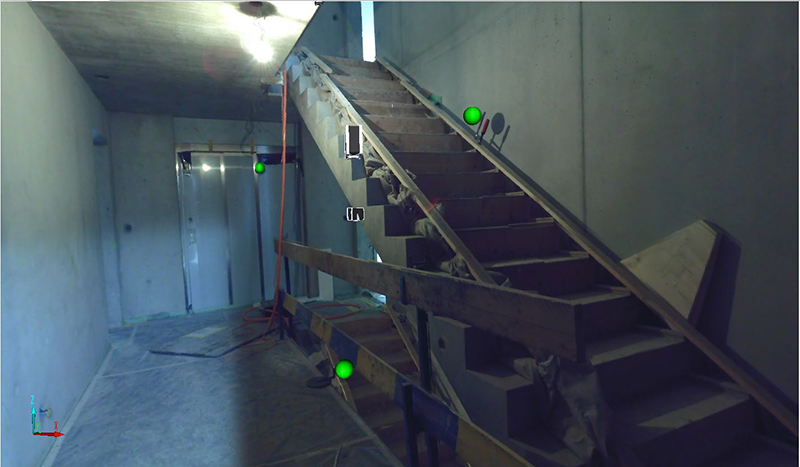 Documentation processus de comparaison théorique Documentation technique du processus de comparaison entre plan dwg théorique Autocad et escalier béton construit en ville de Lausanne