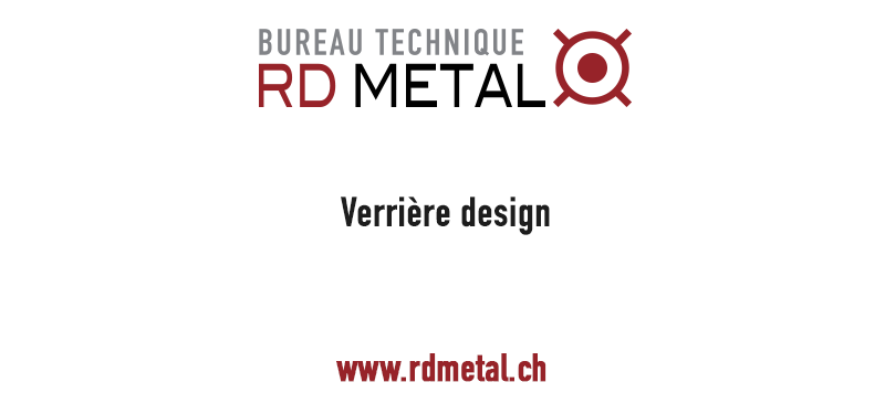 Projet d'une verrière en verre et métal pour la terrasse d'un hôtel