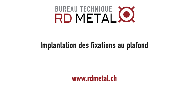 Haute qualité d'implantation BIM 3D pour structure au plafond