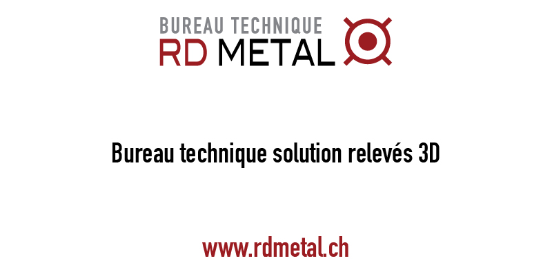 Notre bureau technique fait des propositions de relevés 3D par scanner-laser pour la suisse romande